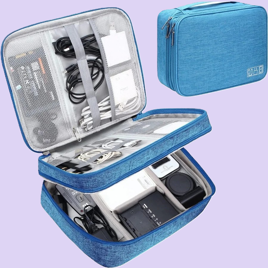 Sacoche de rangement à câbles