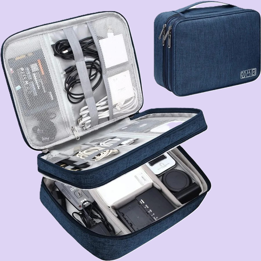 Sacoche de rangement à câbles