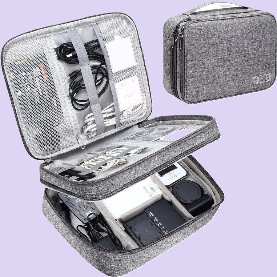 Sacoche de rangement à câbles