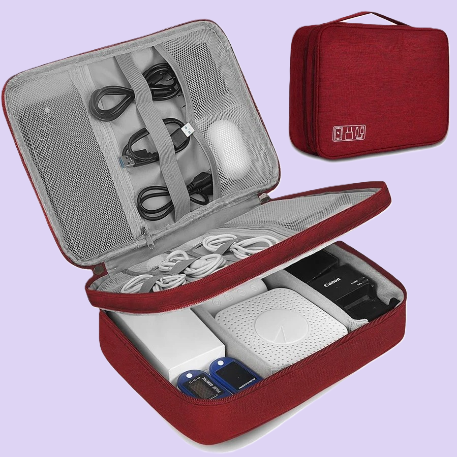 Sacoche de rangement à câbles